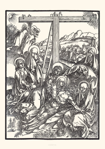 Plakat grafika ALBRECHT DURER Jezus Ukrzyżowanie DURER REPRINT