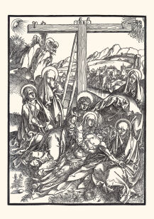 Plakat grafika ALBRECHT DURER Jezus Ukrzyżowanie DURER REPRINT