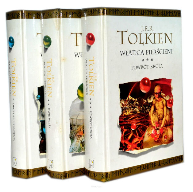 Tolkien Władca Pierścieni t.1-3 przekład Maria Skibniewska