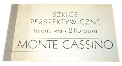 Szkice perspektywiczne terenu walk 2 Korpusu Monte Cassino