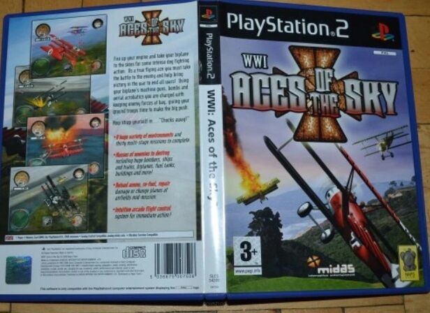 PS2 WWI Aces of the sky WAWA