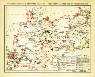 Plakat grafika MAPA Lokacja wojsk Prusy Polska Warszawa REPRINT