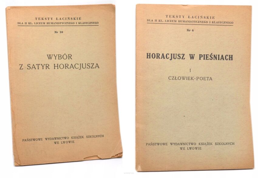 Horacjusz w pieśniach + Wybór z satyr Horacjusza