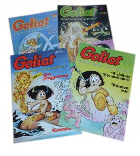 4 x Komiks Goliat 4/91 8/91 2/91 3/91