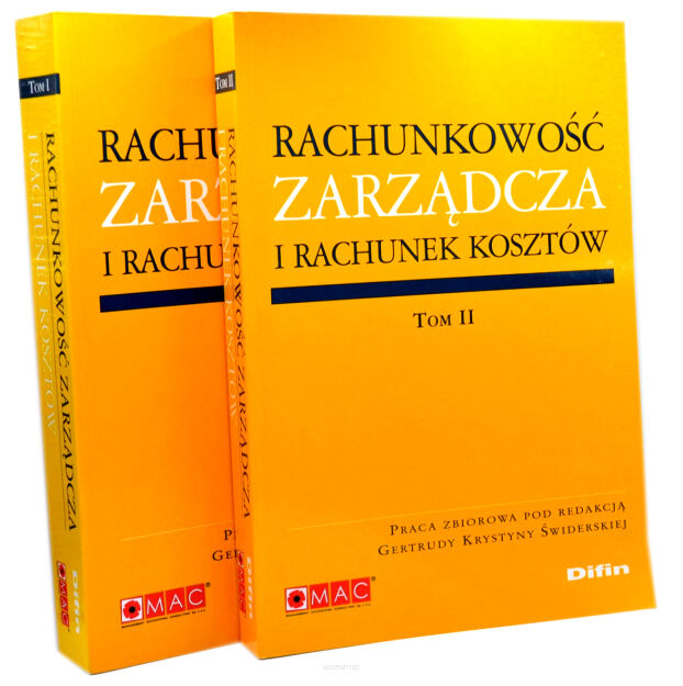 Rachunkowość Zarządcza i rachunek kosztów t. 1-2