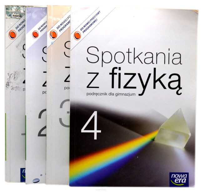 Spotkania z fizyką podręcznik dla gimnazjum cz. 1-4