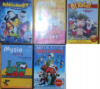 5 x DVD Rybki z ferajny Artur ratuje gwiazdkę