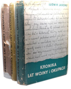 Ludwik Landau Kronika lat wojny i okupacji