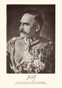 Plakat grafika Portret Marszałek Polski Józef Piłsudski REPRINT