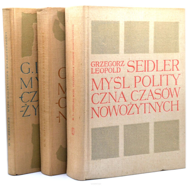 3 x Seidler Myśl polityczna czasów nowożytnych