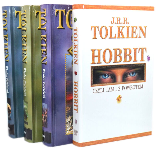 Tolkien Władca Pierścieni t.1-3 + Hobbit