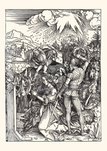 Plakat grafika ALBRECHT DURER Męczeństwo św. Katarzyny REPRINT