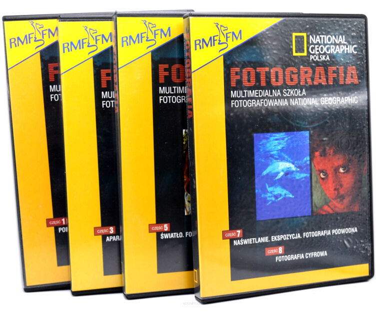 National Geographic Fotografia 4 płyty DVD