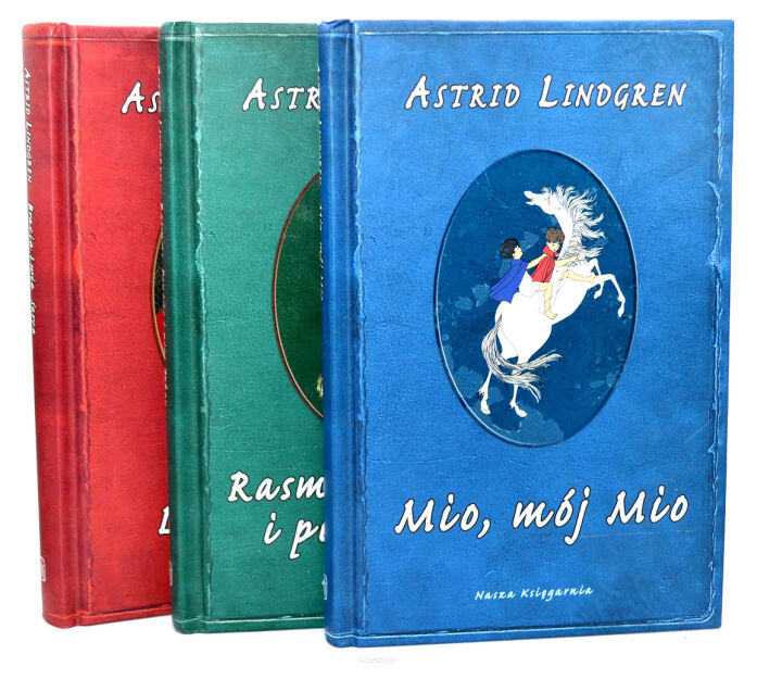 3 x Astrid Lindgren Mio, mój Mio Bracia Lwie serce Rasmus, Pontus i pies Toker